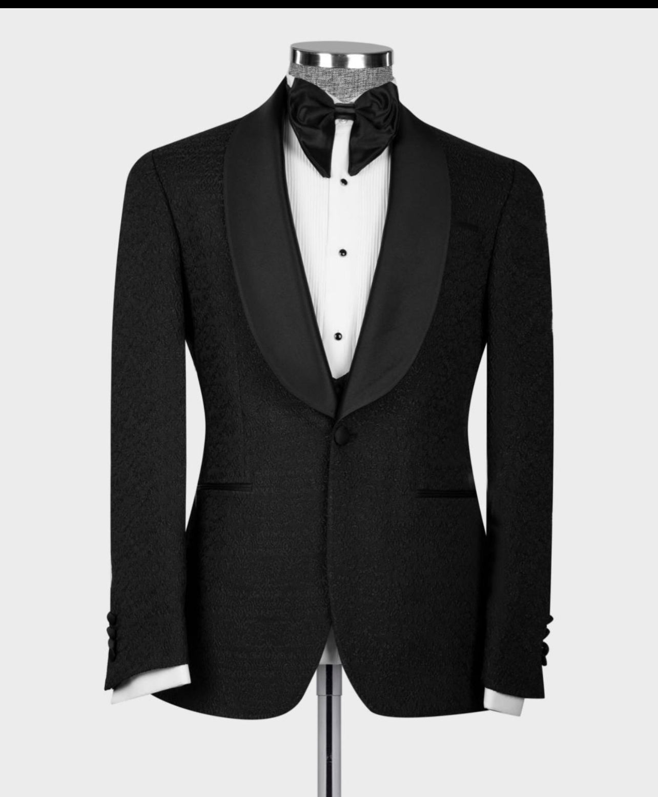 3Piece suit with Black pant, super 200 fabric: $299.000