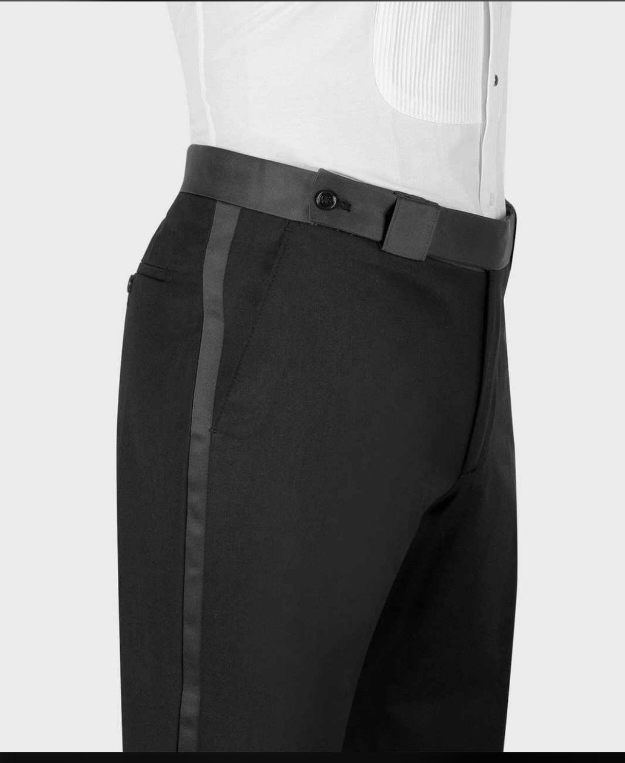 Black Tuxedo pant super 200 fabric: $149.99